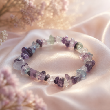 Amethyst-Splitterarmband – Ruhe, Klarheit & spirituelle Balance