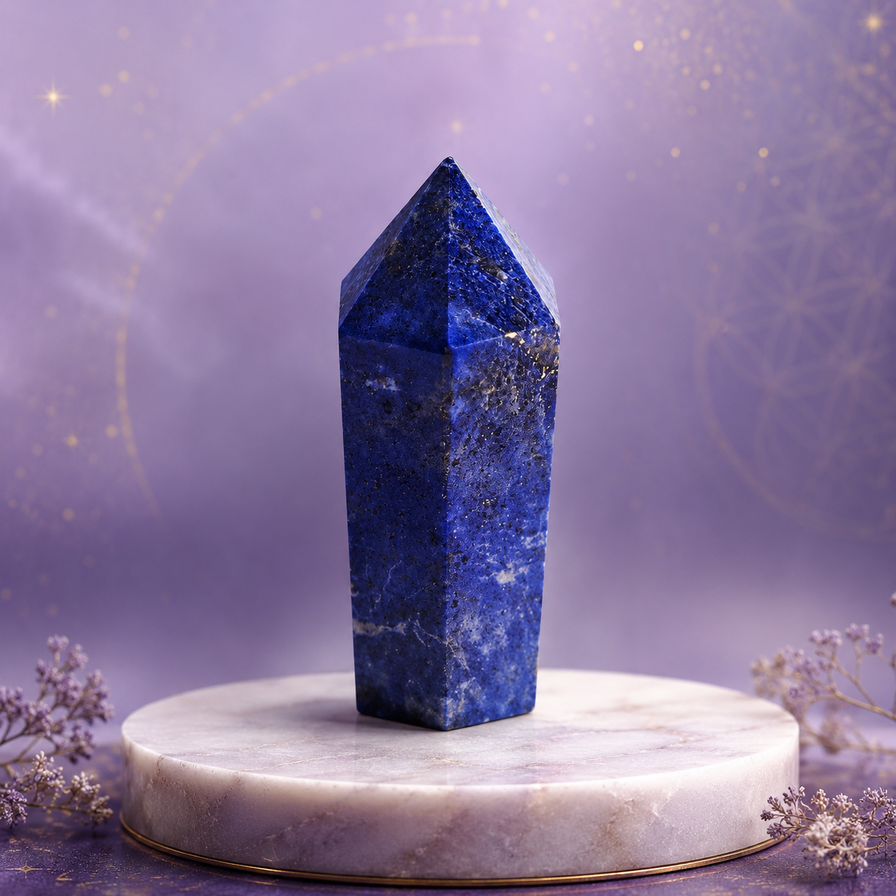 Lapislazuli Kristallstab – Stein der Wahrheit, Intuition & inneren Weisheit