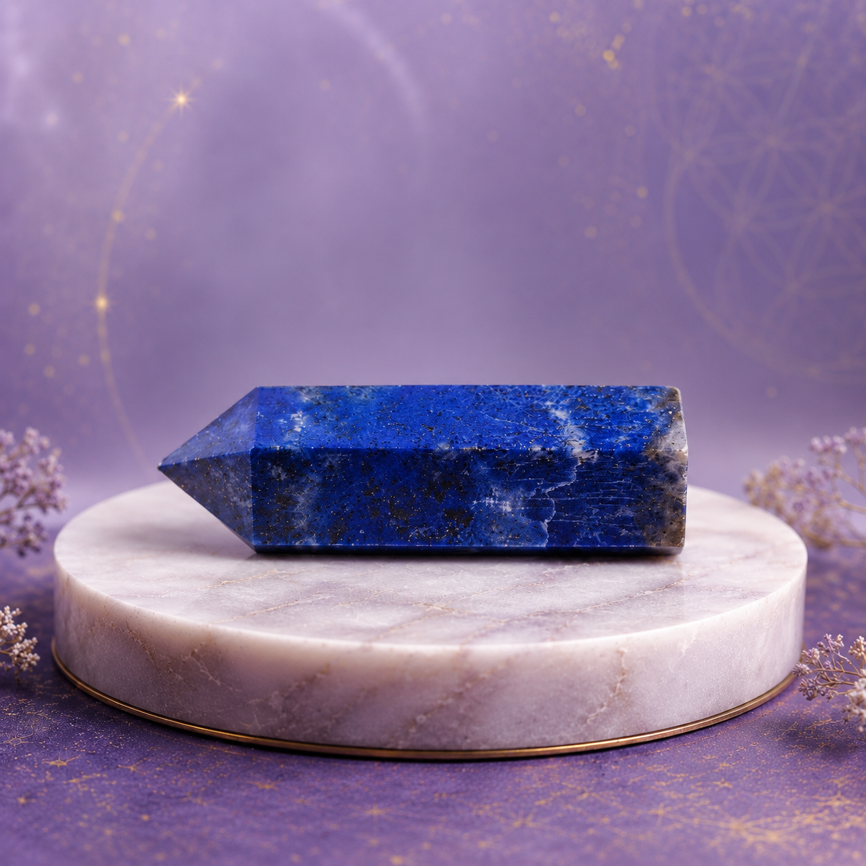 Lapislazuli Kristallstab – Stein der Wahrheit, Intuition & inneren Weisheit – Bild 2
